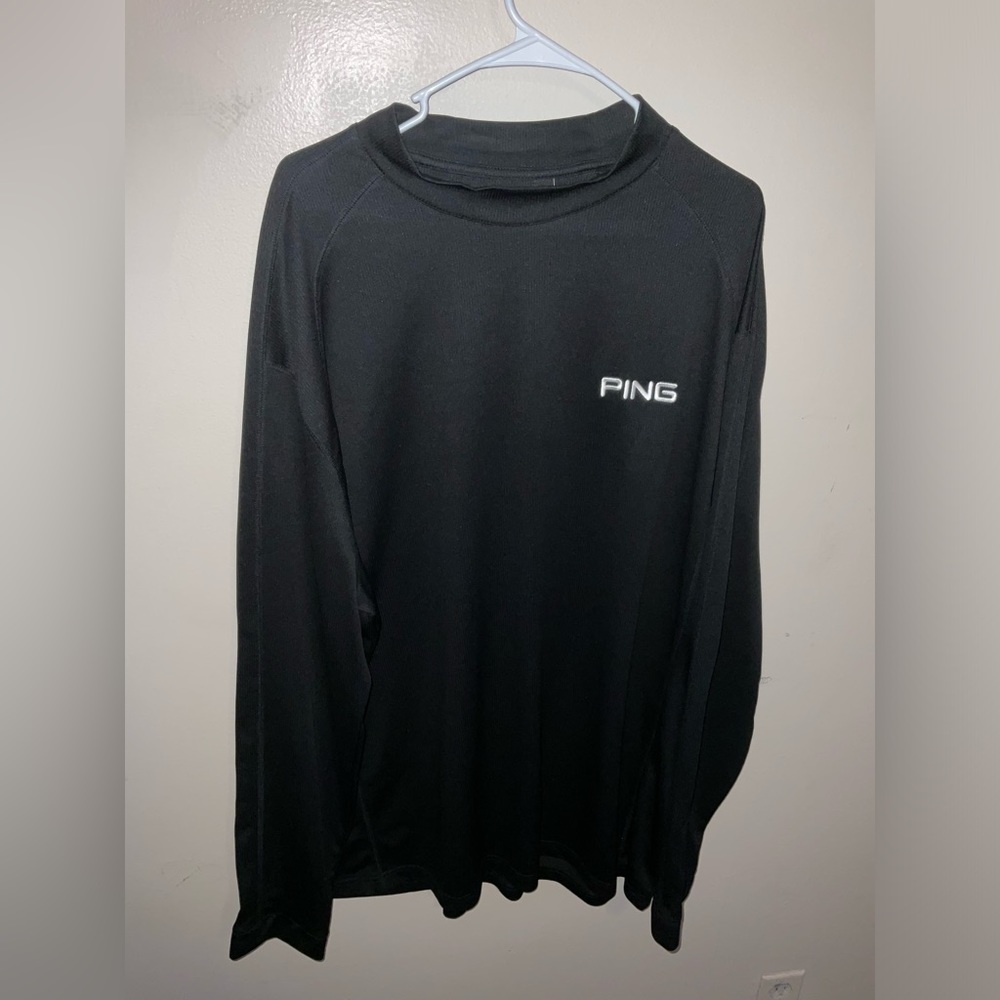 Ping Mock Neck Golf Shirt